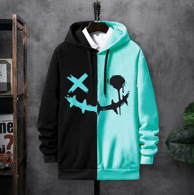 Try This Full Sleeve Color Block Men Sweatshirt