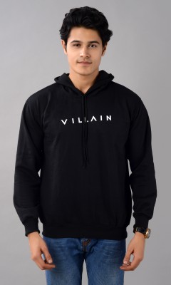 VILLAIN Full Sleeve Solid Men Sweatshirt