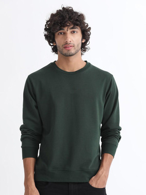 VDART TREND Full Sleeve Solid Men Sweatshirt