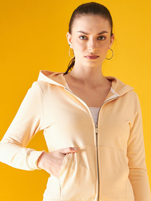 98 Degree North Full Sleeve Solid Women Sweatshirt
