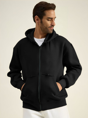 Kasendra Full Sleeve Solid Men Sweatshirt