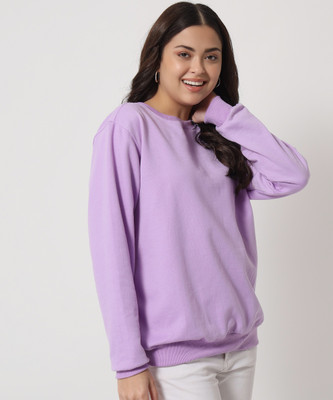 EcoRunner Full Sleeve Solid Women Sweatshirt