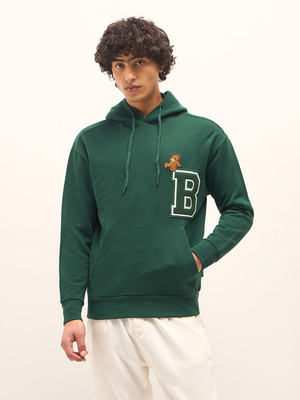 THE BEAR HOUSE Full Sleeve Solid Men Sweatshirt