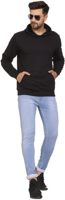 I KIN Full Sleeve Solid Men Reversible Sweatshirt