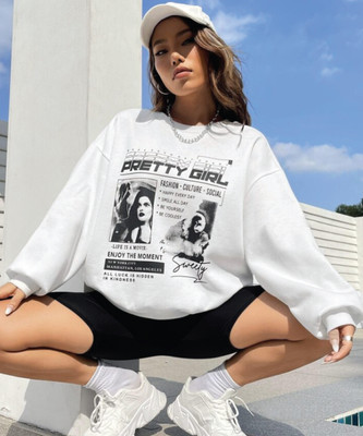 Christy World Full Sleeve Printed Women Sweatshirt