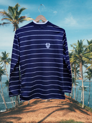 AE Trend Full Sleeve Striped Men Sweatshirt