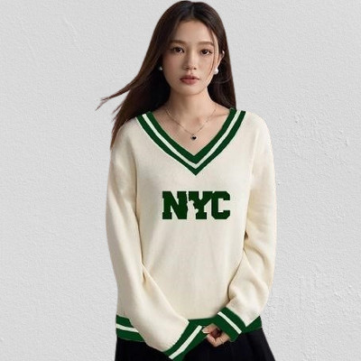 LIME Full Sleeve Printed Women Sweatshirt