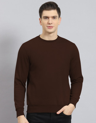 Smart Colors Full Sleeve Solid Men Sweatshirt