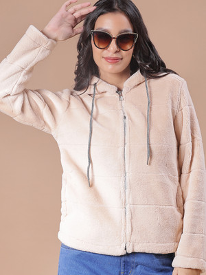 V-MART Full Sleeve Self Design Women Sweatshirt