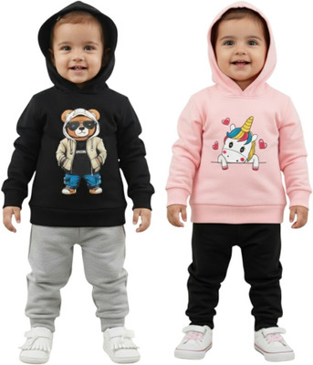 sahana Full Sleeve Printed Boys & Girls Sweatshirt