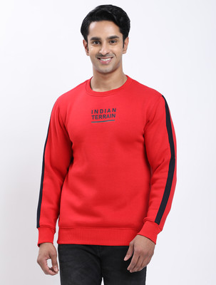 INDIAN TERRAIN Full Sleeve Solid Men Sweatshirt