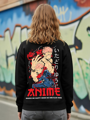 Manlino Full Sleeve Graphic Print Women Sweatshirt