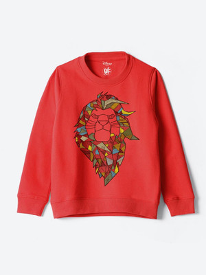 YK Disney Full Sleeve Printed Boys Sweatshirt