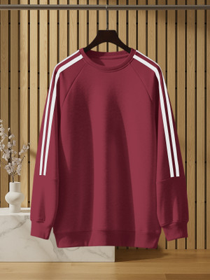 FashionAndYOUTH Full Sleeve Striped Men Sweatshirt