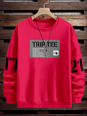 Triptee Full Sleeve Printed Men Sweatshirt