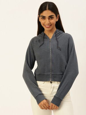 FOREVER 21 Full Sleeve Solid Women Sweatshirt