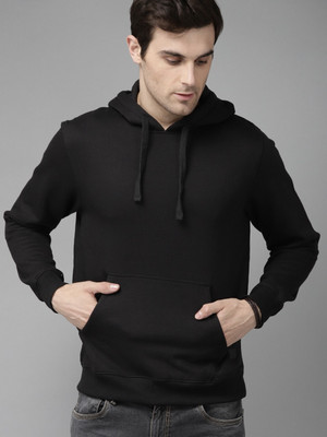 R CREATIONS Full Sleeve Solid Men Sweatshirt