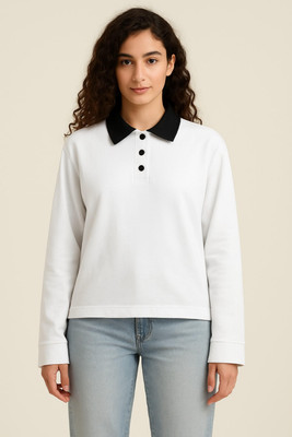 JC JUMMY COUTURE Full Sleeve Self Design Women Sweatshirt