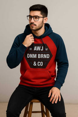 Austin Wood Full Sleeve Color Block Men Sweatshirt
