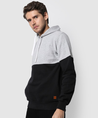 CAMPUS SUTRA Full Sleeve Color Block Men Sweatshirt