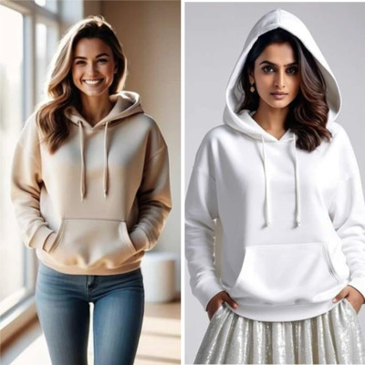 HouseOfCommon Full Sleeve Solid Women Sweatshirt