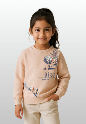 HILLS & DALES Full Sleeve Printed Girls Sweatshirt