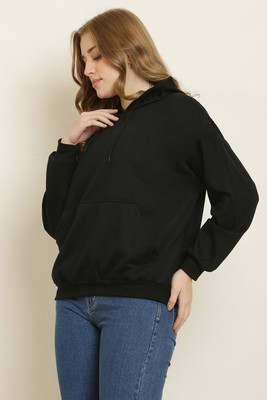 UNIVERSAL ACCESSE Full Sleeve Solid Women Sweatshirt