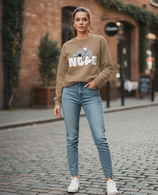 Elite Full Sleeve Printed Women Sweatshirt