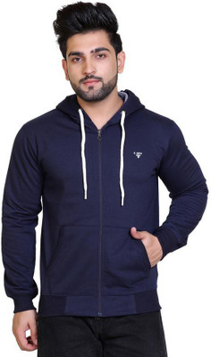 E-MAX Full Sleeve Self Design Men Sweatshirt