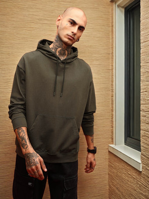 PrintIndia Full Sleeve Solid Men Sweatshirt