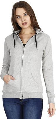 Jiyanshi Enterprises Full Sleeve Solid Women Sweatshirt