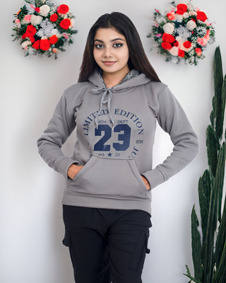 AHHYAN CREATION Full Sleeve Printed Girls Sweatshirt