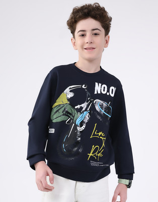 MONTE CARLO Full Sleeve Printed Boys Sweatshirt