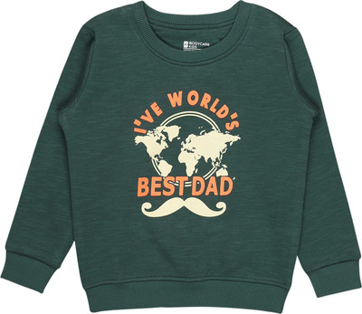 BodyCare Full Sleeve Printed Baby Boys Sweatshirt