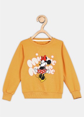 DISNEY BY MISS & CHIEF Full Sleeve Graphic Print Girls Sweatshirt