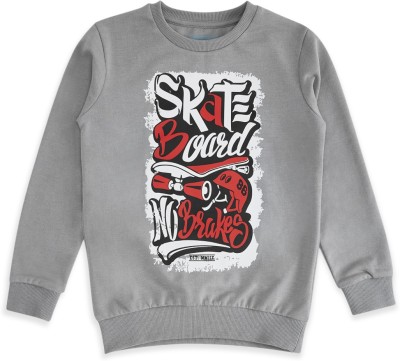 Pantaloons Junior Full Sleeve Graphic Print Boys Sweatshirt