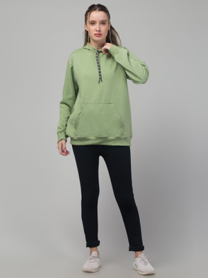 ADIXUS Full Sleeve Solid Women Sweatshirt