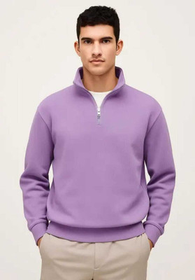 Philip Mack Full Sleeve Solid Men Sweatshirt