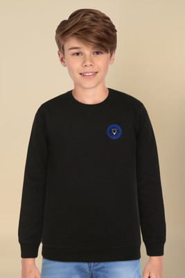 Allen Solly Full Sleeve Solid Boys Sweatshirt