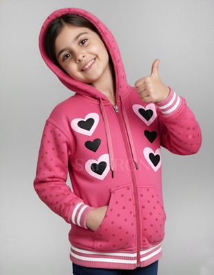 SB FASHION Full Sleeve Printed Girls Sweatshirt