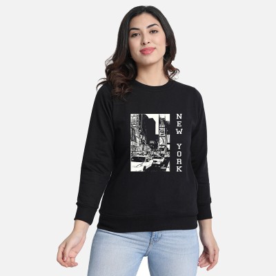 CHOZI Full Sleeve Graphic Print Women Sweatshirt