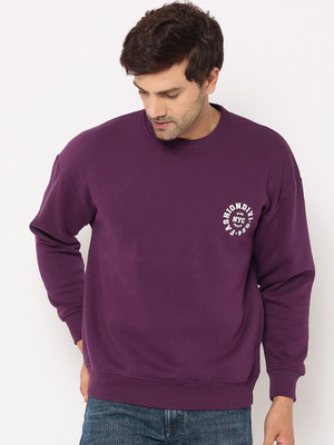 DUKE Full Sleeve Solid Men Sweatshirt