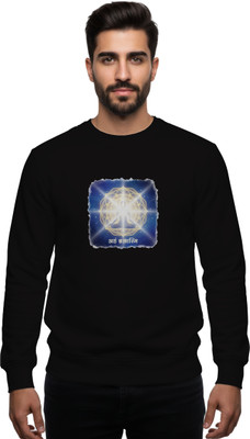 Sanaatani Full Sleeve Graphic Print Men Sweatshirt
