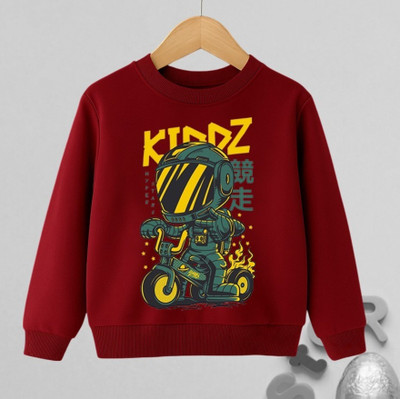 DOODEEKIDS Full Sleeve Printed Baby Boys & Baby Girls Sweatshirt