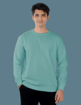 Timyka Full Sleeve Solid Men Sweatshirt