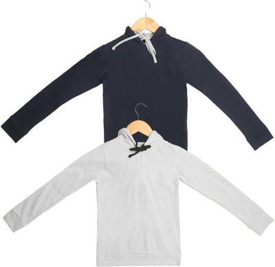FASHA Full Sleeve Solid Boys Sweatshirt