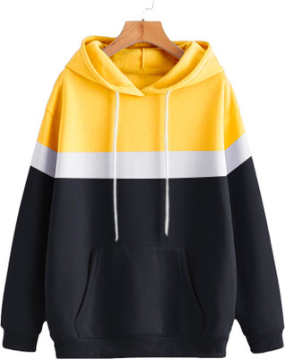 BEING WANTED Full Sleeve Color Block Men Sweatshirt