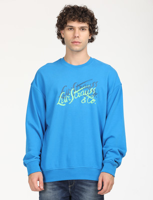 LEVI'S Full Sleeve Solid Men Sweatshirt