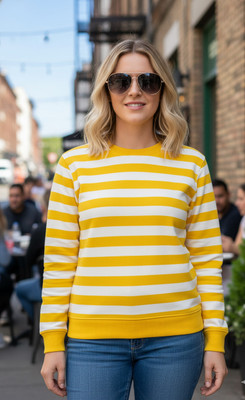 CUTOFFS Full Sleeve Solid Women Sweatshirt