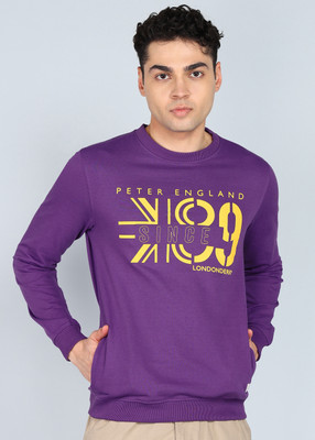 PETER ENGLAND Full Sleeve Printed Men Sweatshirt